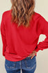 Heart Graphic Crew Neck Pullover Long Sleeve Sweatshirt