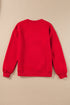 Heart Graphic Crew Neck Pullover Long Sleeve Sweatshirt