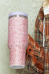 Heart Pattern Stainless Steel Insulated Travel Tumbler