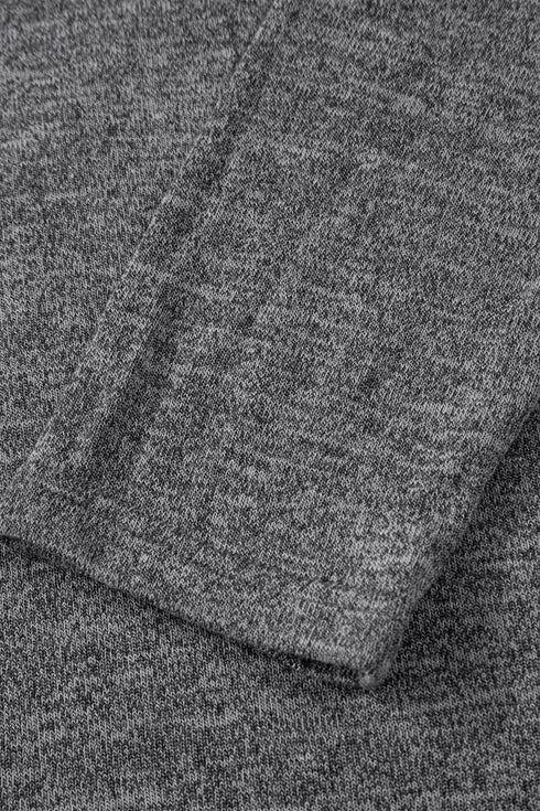 Heathered Soft Knit Three Piece Cardigan And Pant Lounge Set