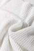 Heavy Ribbed Knit Exposed Seam Slouchy Sweater