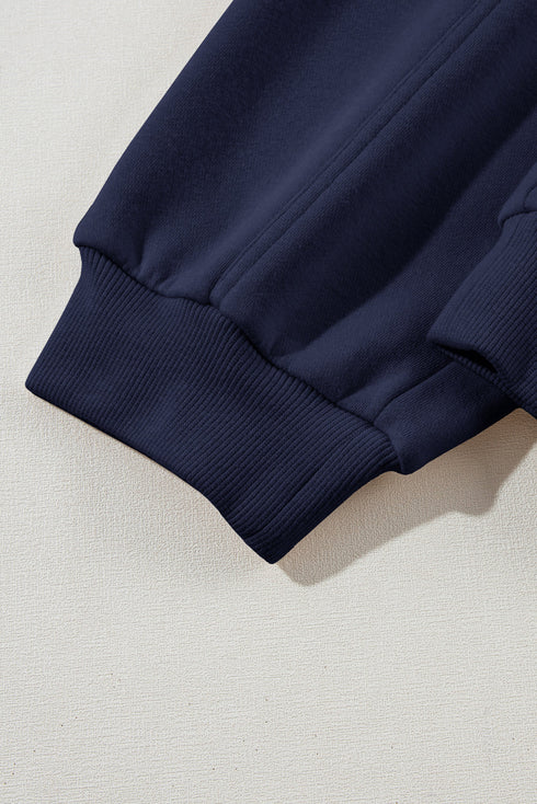 Heavyweight Fleece Hoodie And Seamed Jogger Set