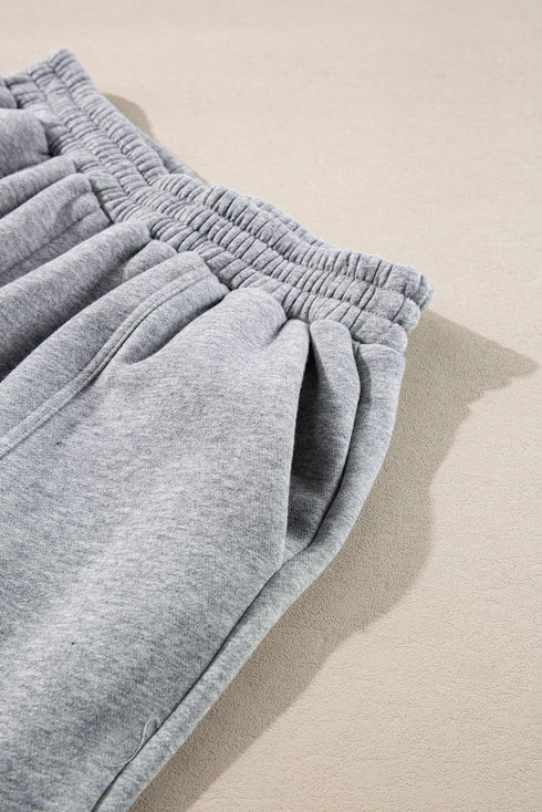 Heavyweight Fleece Hoodie And Seamed Jogger Set
