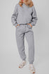 Heavyweight Fleece Hoodie And Seamed Jogger Set