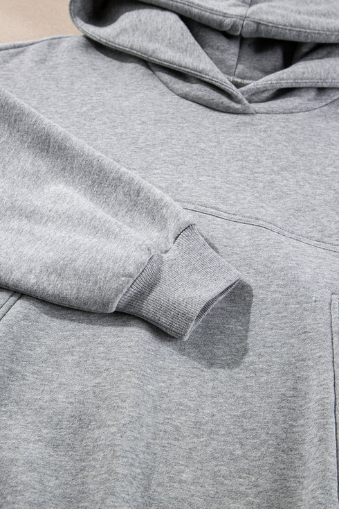 Heavyweight Fleece Hoodie And Seamed Jogger Set