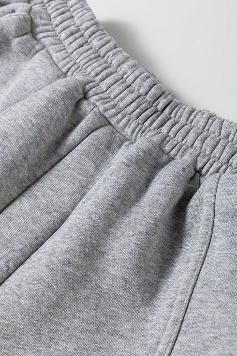 Heavyweight Fleece Hoodie And Seamed Jogger Set