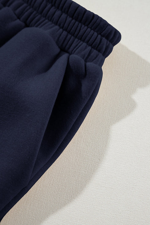 Heavyweight Fleece Hoodie And Seamed Jogger Set