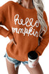 Hello Pumpkin Graphic Sweater