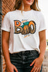 Hey Boo Pumpkin Graphic Short Sleeve Tee