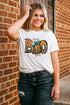 Hey Boo Pumpkin Graphic Short Sleeve Tee