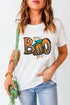 Hey Boo Pumpkin Graphic Short Sleeve Tee