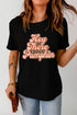 Hey There Pumpkin Leopard Print Short Sleeve Graphic Tee