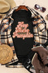 Hey There Pumpkin Leopard Print Short Sleeve Graphic Tee