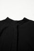 Hidden Button Short Sleeve Ruffle Tiered A-Line Maxi Dress