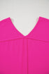 High Low Hem V Neck Cuffed Sleeve Plus Size Tee