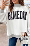High Neck Double Side Printed Reversible Sweatshirt