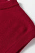 High Ribbed Crew Neck Cap Sleeve Knit Top