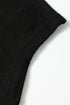 High Ribbed Crew Neck Cap Sleeve Knit Top