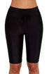 High Rise Adjustable Drawstring Fitted Performance Shorts