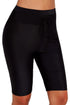 High Rise Adjustable Drawstring Fitted Performance Shorts