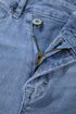 High Rise Asymmetric Button Zip Fly Distressed Jeans