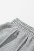 High Rise Drawstring Pintuck Wide Leg Sweatpants