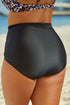 High Rise Ruched Front Bikini Bottom