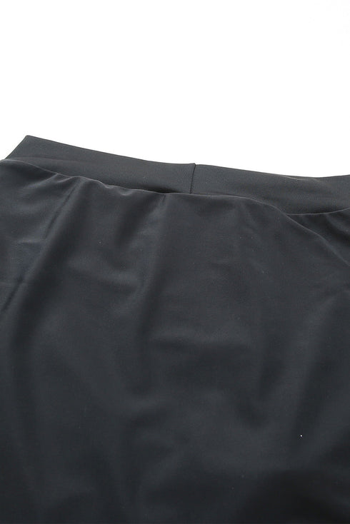High Rise Ruched Front Bikini Bottom