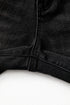 High Rise Straight Loose Raw Hem Cuffed Jeans