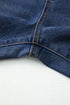 High Rise Straight Loose Raw Hem Cuffed Jeans
