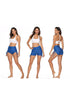 High Rise Textured Ruched Side Tie Shorts