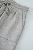High Rise Wide Leg Knit Cargo Sweatpants
