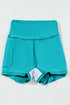 High Rise Wide Waistband Flowy Performance Shorts