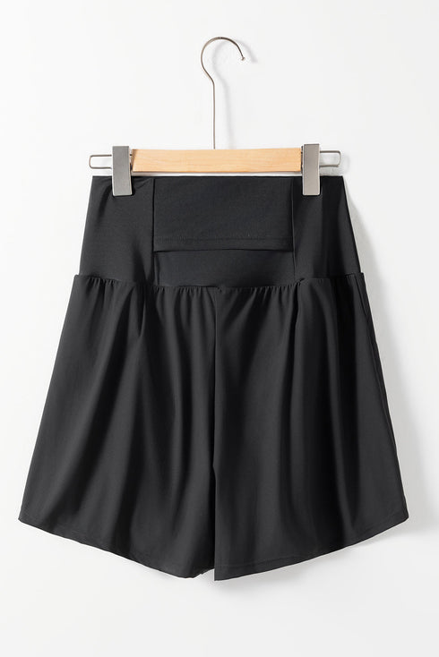 High Rise Wide Waistband Flowy Performance Shorts