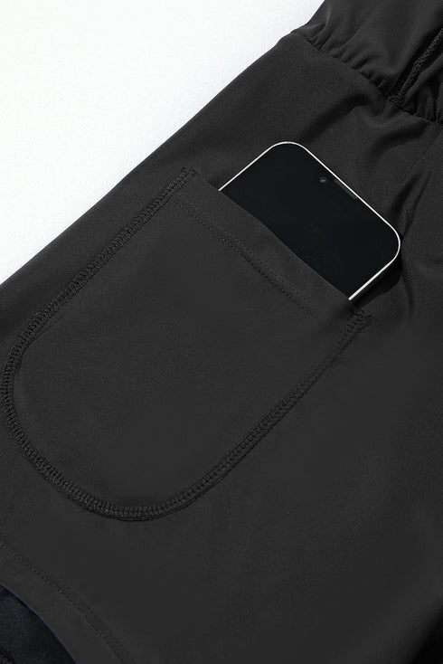 High Rise Wide Waistband Flowy Performance Shorts