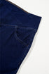 High Stretch Crossed Waist Flare Knit Denim Jeans
