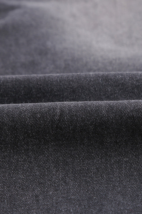 High Waist Ankle-Length Skinny Jeans