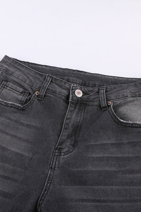 High Waist Ankle-Length Skinny Jeans