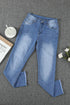 High Waist Ankle-Length Skinny Jeans