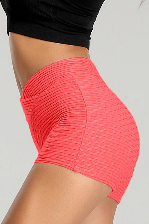 High Waist Butt Lift Sport Gym Workout Training Running Shorts