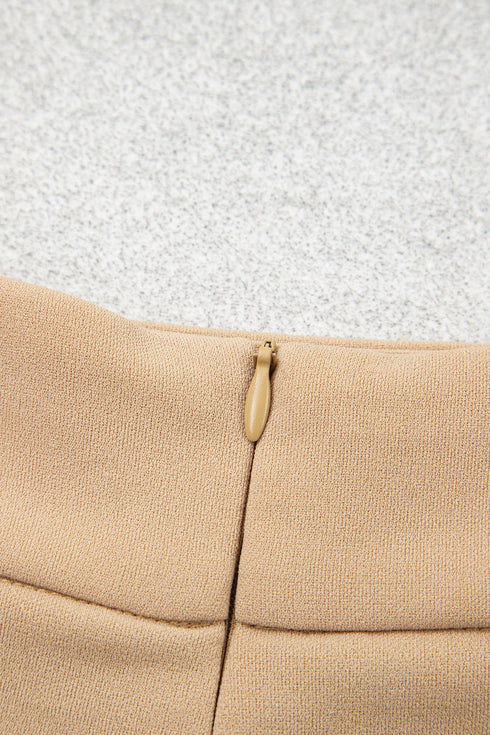 High Waist Full Length Regular Fit Pants