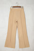 High Waist Full Length Regular Fit Pants
