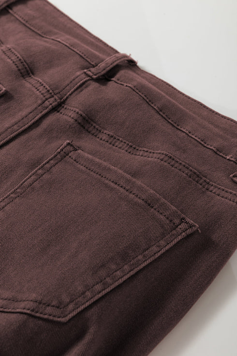 High Waist Loose Straight Wide Leg Casual Jeans