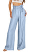 High Waist Pocketed Wide Leg Tencel Jeans