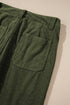 High Waist Square Pocket Western Corduroy Pants