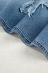 High Waist Star Applique Cropped Wide Leg Jeans