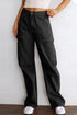 High Waist Wide Leg Cargo Pants with Utility Pockets