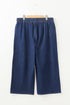 High Waist Wide Leg Drawstring Denim Bottoms