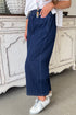 High Waist Wide Leg Drawstring Denim Bottoms