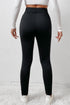High Waisted Fleece Lined Stretch Thermal Leggings